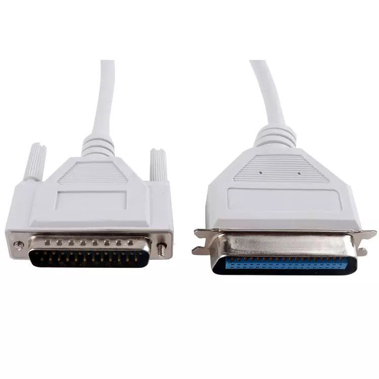 PVC cobre puro VGA macho a hembra cable de impresora 36P macho a Db 25P