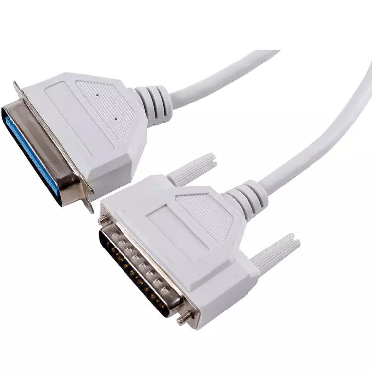 PVC cobre puro VGA macho a hembra cable de impresora 36P macho a Db 25P