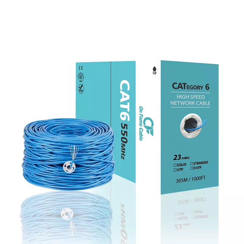 23Awg Cat6 Lan Cable 305m Red Patch Cords TIA-568-C.2