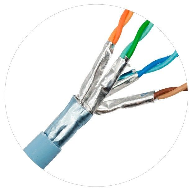 cable del Lan Cat6 de los cordones de remiendo de la red 23awg con la chaqueta 4MHz de LSZH