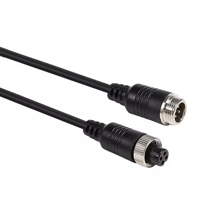Arnés de cableado del robot del niquelado OEM del cable del conector del cable de la prenda impermeable del Pin M12 4
