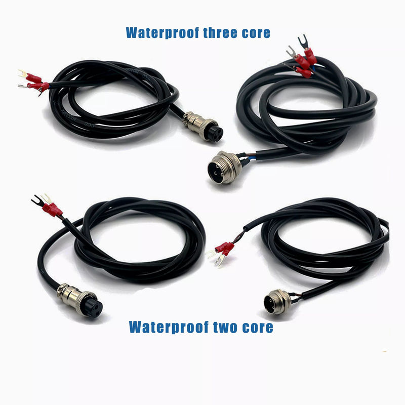 Arnés de cableado del robot del niquelado OEM del cable del conector del cable de la prenda impermeable del Pin M12 4