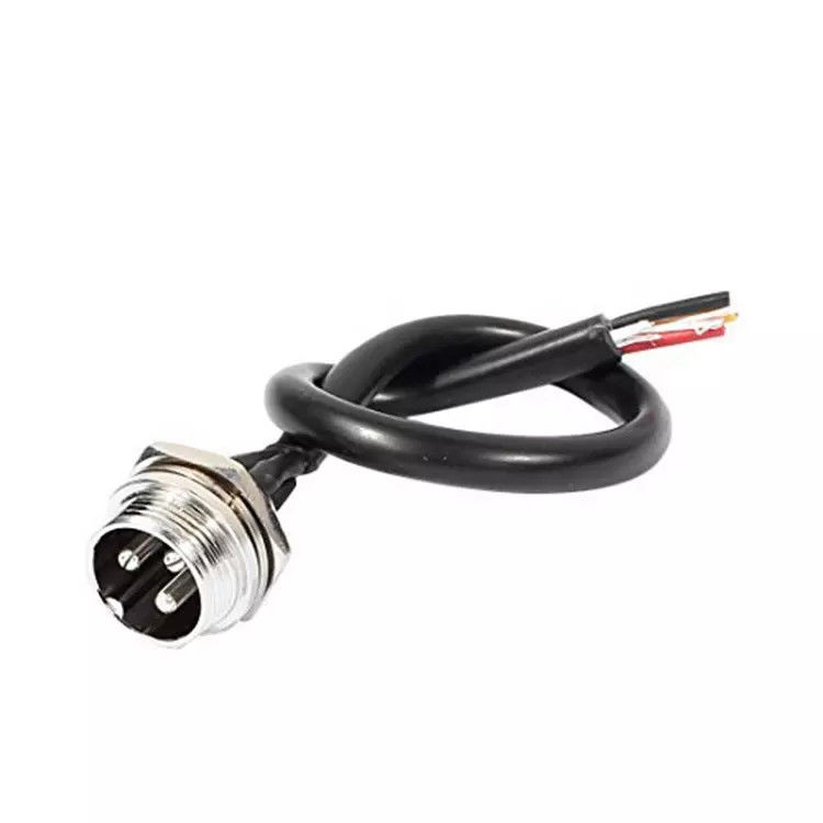 M8 M12 3 Pin 3 Core Robot Arnés de cableado Macho Hembra Conector Cable IP65
