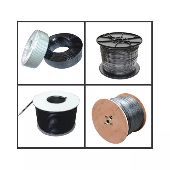 75 ohmios cable coaxial de la chaqueta Rg6 de LSZH de 100 ohmios para el aislamiento de Internet XLPE
