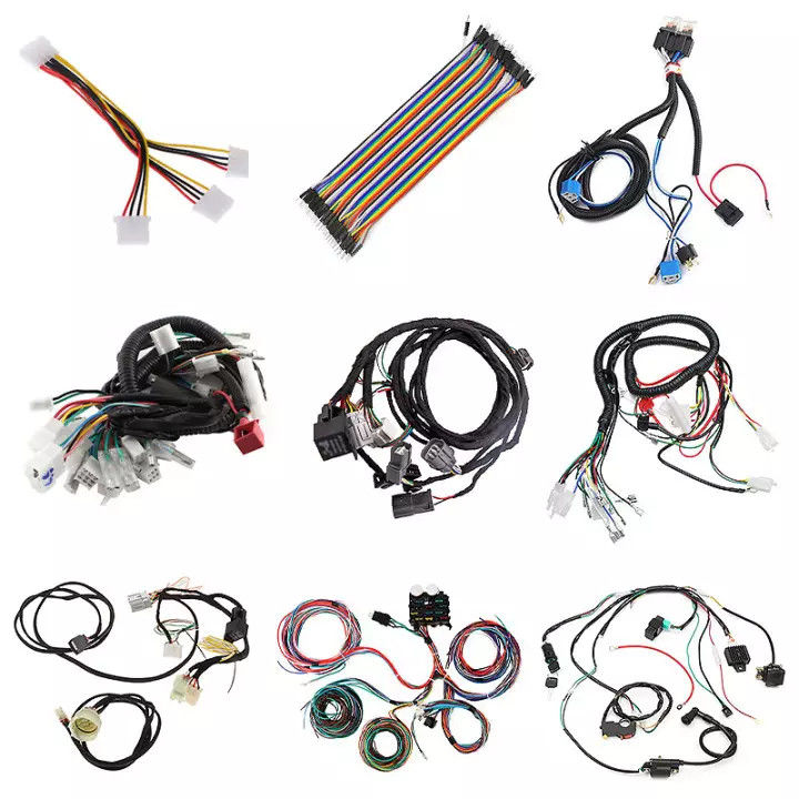 Arnés de cable automotriz del camión de TE Molex de los corazones del PVC 50 plateado