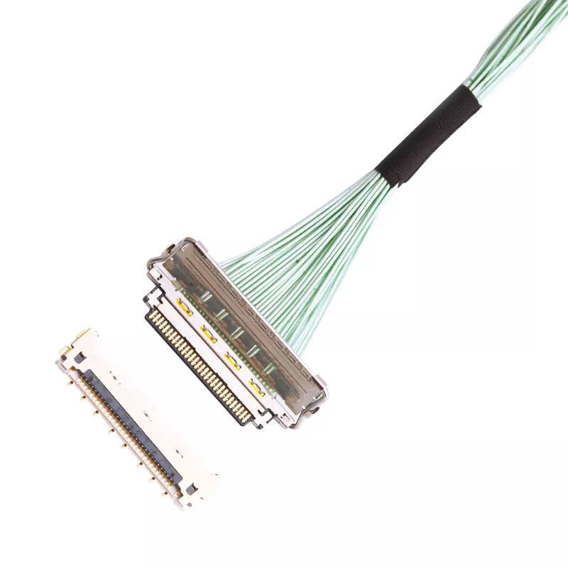 cable coaxial micro LVDS EDP del cable 20679-030T-01 de la echada 30pin Ipex de 0.4m m