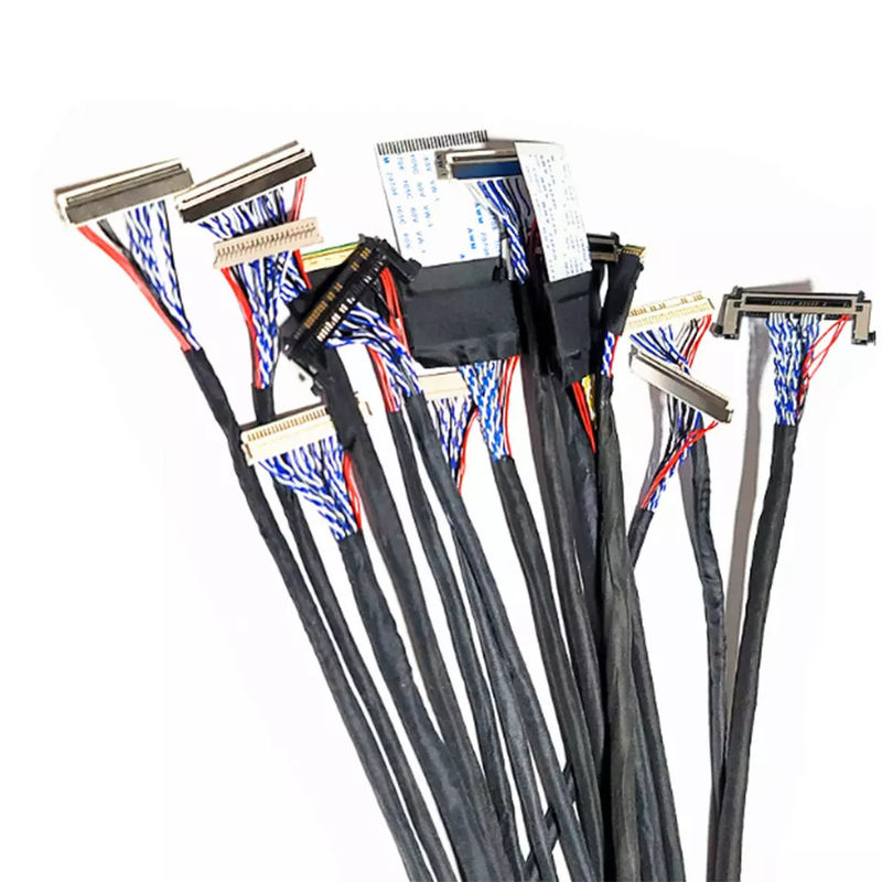 OEM ODM ROHS 0,4 mm Paso LVDS Cable 30 Pin 40 Pin 50 Pin
