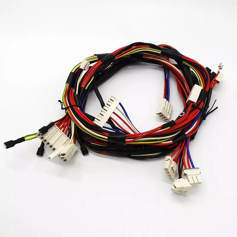 Arnés eléctrico del motor del alambre del tubo corrugado 6 pines 7 pines 8 pines