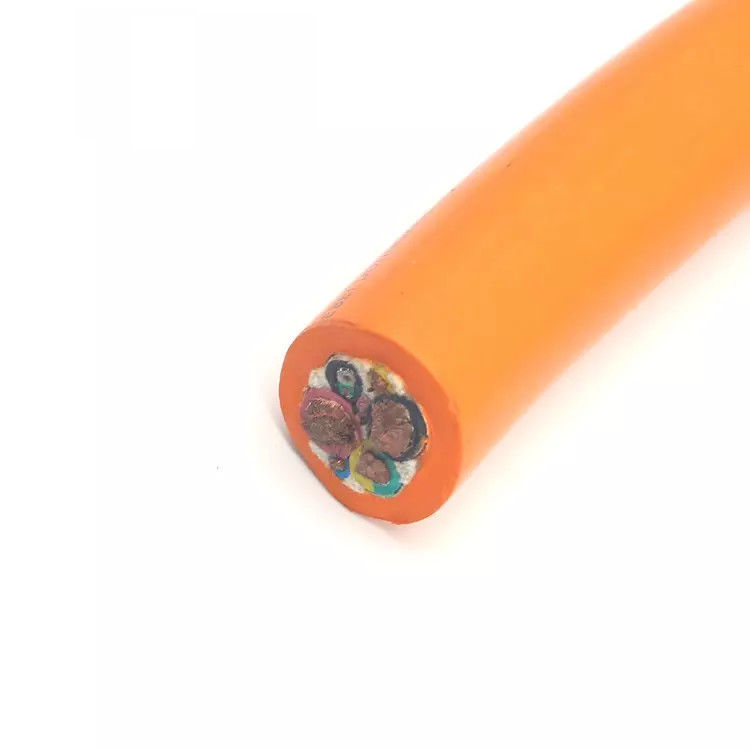 Chaqueta de alto voltaje del cable coaxial 40KV LSZH del escudo de la hoja de 25 ohmios
