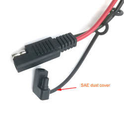 SAE a SAE Y Split Cables de carga de batería de 1 a 2 vías 2 polos 120A 600V
