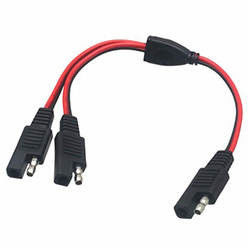 SAE a SAE Y Split Cables de carga de batería de 1 a 2 vías 2 polos 120A 600V