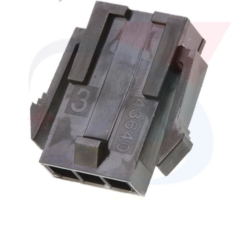 Enchufe del Micro-ajuste 3,0 de Molex 43640-0300 que contiene el solo Bajo-halógeno en existencia 43640-0300 de los oídos del soporte del panel del perno de la fila 3