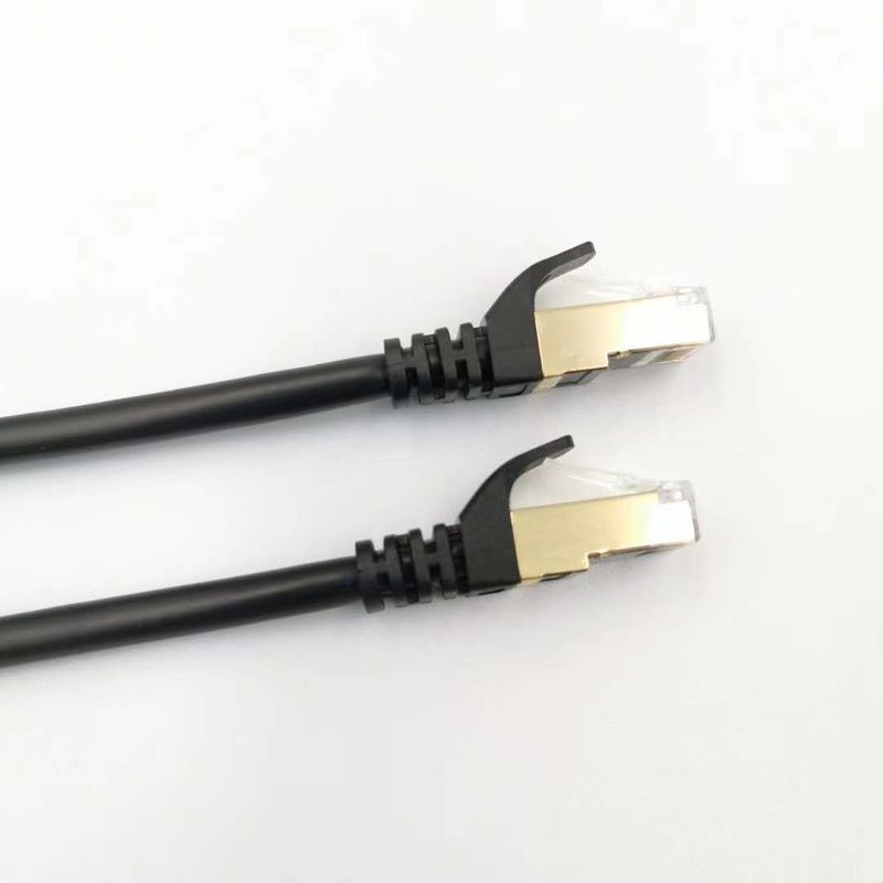 Cordones de remiendo de la red de la chaqueta del cable de PVC/LSZH 10/100/1000/10000 Mbps