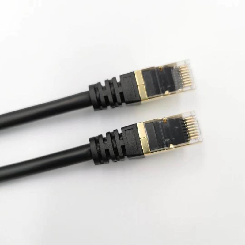 Cordones de remiendo de la red de la chaqueta del cable de PVC/LSZH 10/100/1000/10000 Mbps