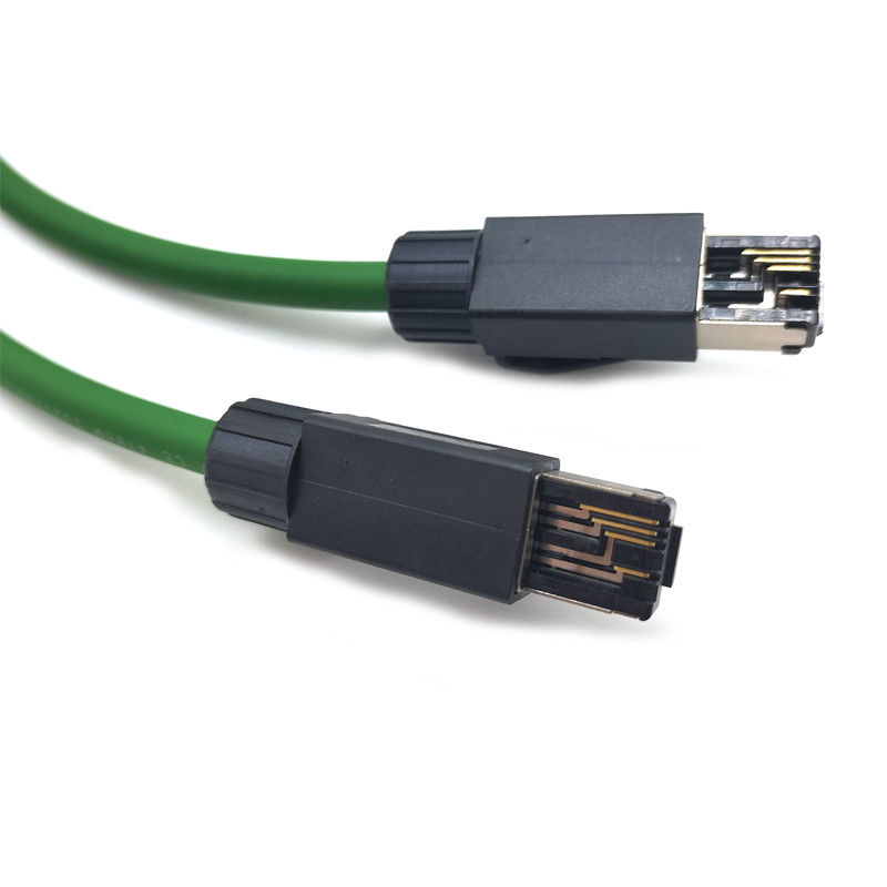 Servo cable de red industrial EtherCAT bus de alta flexibilidad doble blindaje de la cadena de arrastre del robot industrial cable PLC