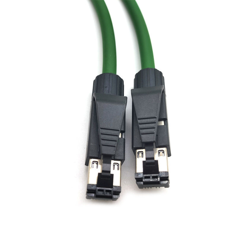 Servo cable de red industrial EtherCAT bus de alta flexibilidad doble blindaje de la cadena de arrastre del robot industrial cable PLC
