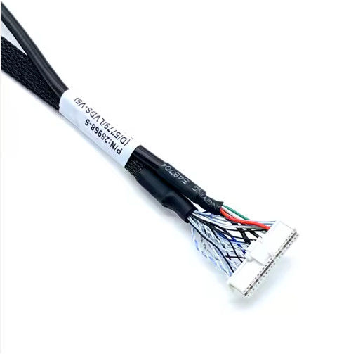 Cable de conector electrónico LCD/conjunto de cables de LVDs para el panel de visualización