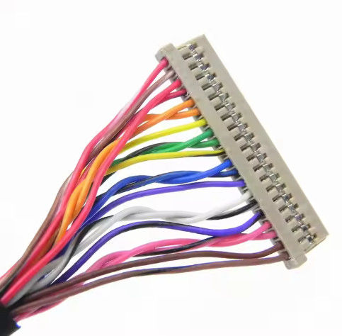 DF13-30DS-1.25C a DF14-20S-1.25C Ensamblaje de cable Lvds personalizado para panel LCD 20pin 30pin 40pin 50pin 60pin