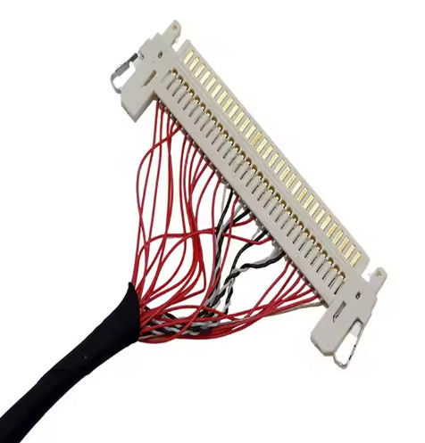 HRS DF13-30DS-1.25C a DF14-20S-1.25C 20pin 30 pin 40 pin 50 pin 60pin Ensamblaje de cable Lvds personalizado para el panel LCD