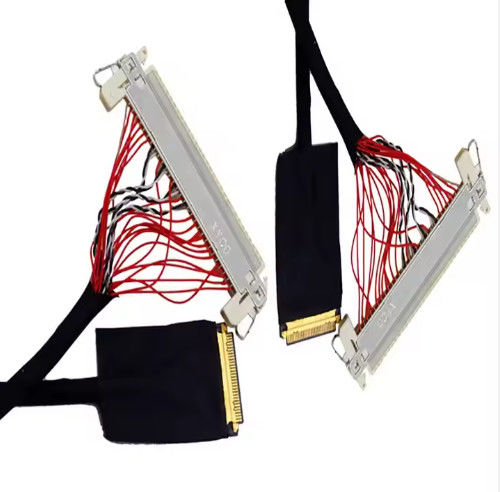 HRS DF13-30DS-1.25C a DF14-20S-1.25C 20pin 30 pin 40 pin 50 pin 60pin Ensamblaje de cable Lvds personalizado para el panel LCD