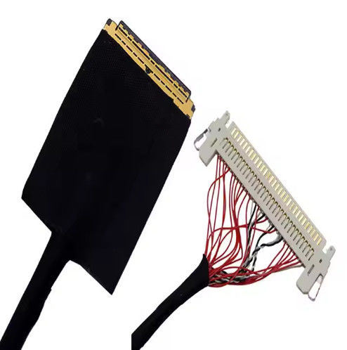 HRS DF13-30DS-1.25C a DF14-20S-1.25C 20pin 30 pin 40 pin 50 pin 60pin Ensamblaje de cable Lvds personalizado para el panel LCD