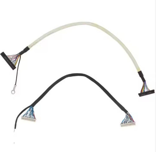 Cable de micro Lvds coaxial 20 30 40 pin pantalla LCD personalizada micro Lvds coaxial cable de pantalla Ipex para panel LCD