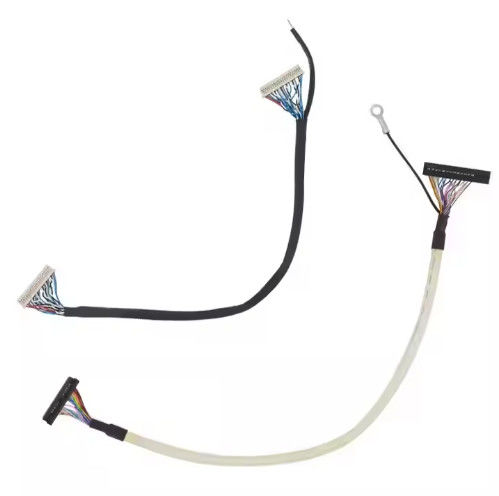 Cable de micro Lvds coaxial 20 30 40 pin pantalla LCD personalizada micro Lvds coaxial cable de pantalla Ipex para panel LCD