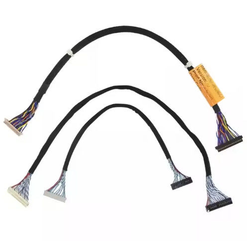 Cable de micro Lvds coaxial 20 30 40 pin pantalla LCD personalizada micro Lvds coaxial cable de pantalla Ipex para panel LCD