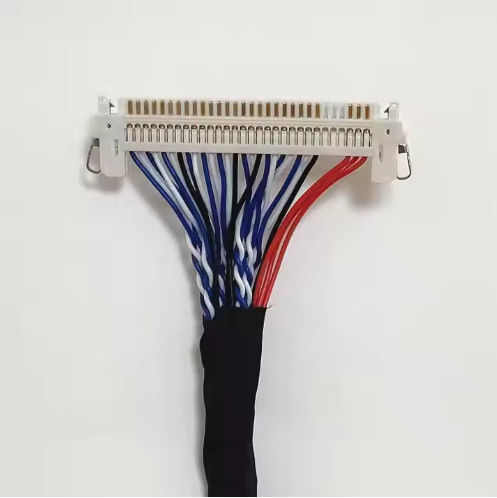 Prueba 100% 1,25 mm 2,0 mm Pitch 20 30 40 conector de pines LVDS cable de pantalla LCD con cable blindado