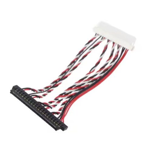 Prueba 100% de Lvds Arneses de alambre y ensamblaje de cable coaxial micro para equipos electrónicos
