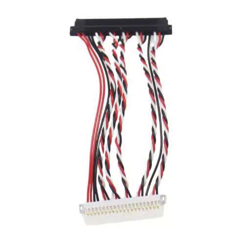 Prueba 100% de Lvds Arneses de alambre y ensamblaje de cable coaxial micro para equipos electrónicos