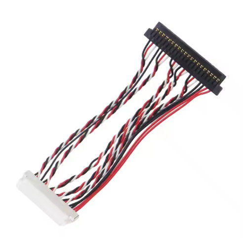 Prueba 100% de Lvds Arneses de alambre y ensamblaje de cable coaxial micro para equipos electrónicos