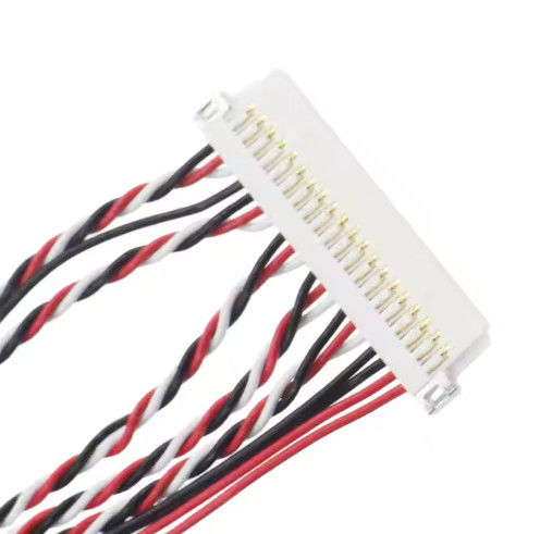 Prueba 100% de Lvds Arneses de alambre y ensamblaje de cable coaxial micro para equipos electrónicos