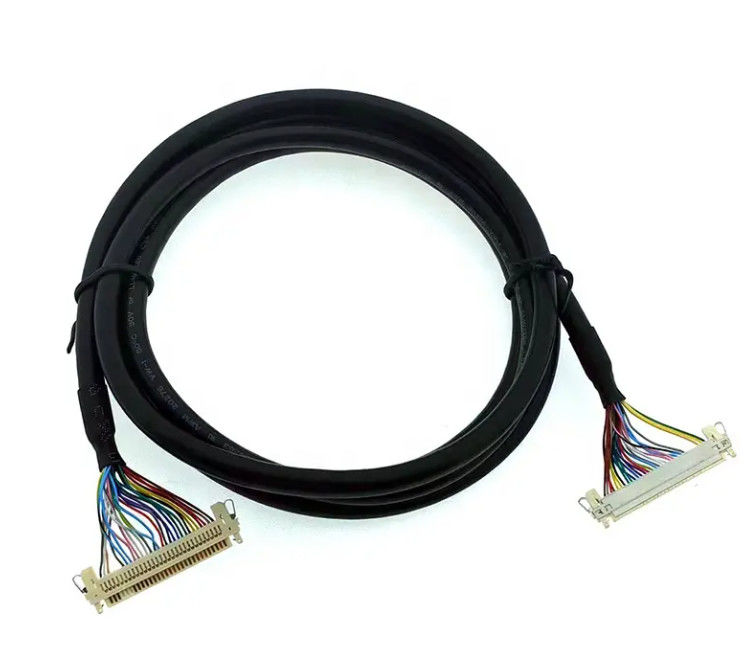 Cable LVDS de temperatura nominal de 105 °C con resistencia dieléctrica ≥ 1000 V/min. Calificación de inflamabilidad UL VW-1