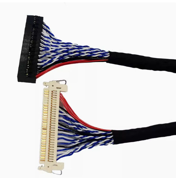 105 °C Temperatura nominal 1-5m Cable LVDS con conductor de cobre AWG26 UL VW-1 Calificado