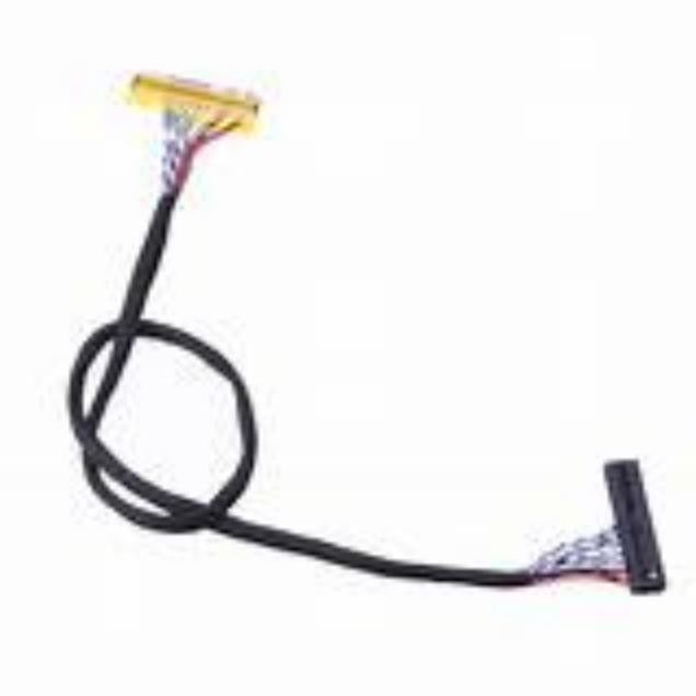 Cable de serie negro de pantalla de baja tensión de 1-5m para transmisión de datos sin problemas