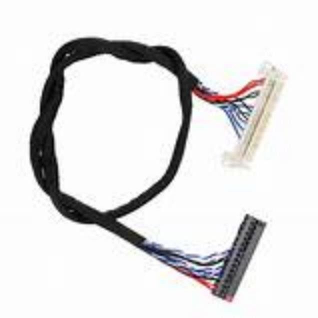 Cable de serie negro de pantalla de baja tensión de 1-5m para transmisión de datos sin problemas