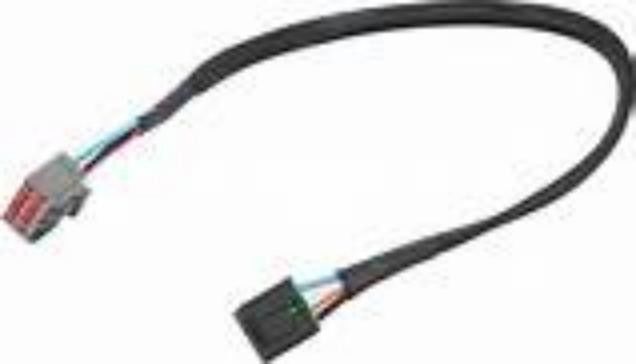 2 Cable de núcleo Arneses de alambre eléctrico con AS14*0.16*1.25*2C SP OD4.0 PVC NEGRO Cable y color de alambre 20awg