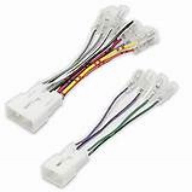 2 Arneses de alambre eléctrico de cable de núcleo en color negro con retardante de llama