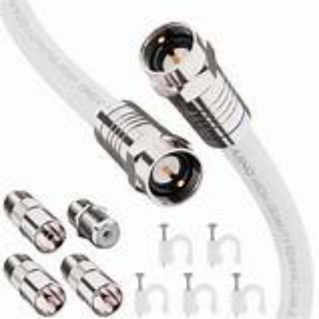 Cable coaxial de alto voltaje con aislamiento XLPE y cubierta de PVC