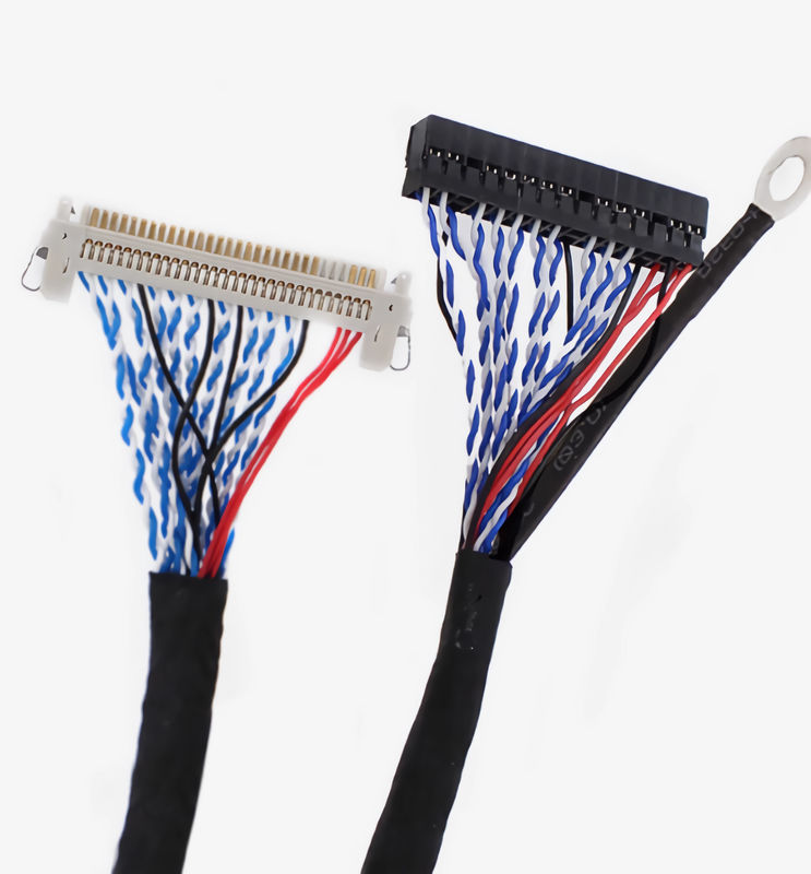 Tipo de conector de LVDS: cable serie de pantalla de baja tensión con chaqueta y conector de PVC