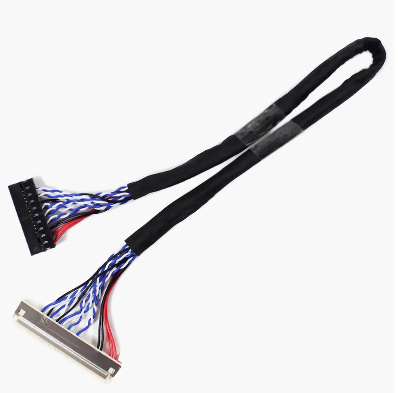 300V baja pérdida de voltaje HDMI pantalla de baja tensión cable de serie negro chaqueta de PVC 1-5M