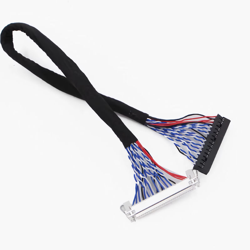 Transmisión de señal precisa garantizada Cable LVDS certificado UL con longitud de cable de 1 a 5 m y chaqueta de PVC resistente al fuego