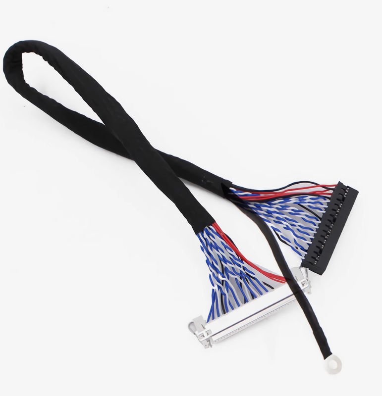 300V baja pérdida de voltaje HDMI pantalla de baja tensión cable de serie negro chaqueta de PVC 1-5M