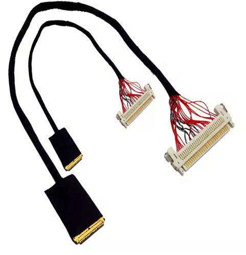 Cables negros Color Arnés de alambre eléctrico 2pin-16pin Terminal 600V Personalizado