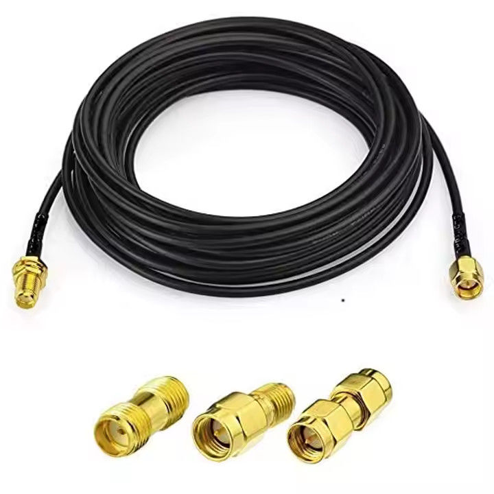 Cable coaxial de alto voltaje con aislamiento de polietileno y temperatura nominal de -40 °C a 80 °C