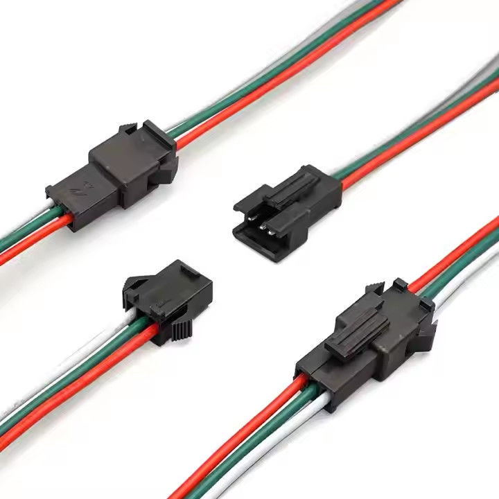 20awg Color de alambre Arneses de cableado de automóviles personalizados para vehículos duraderos AS14*0.16*1.25*2C SP OD4.0 PVC NEGRO