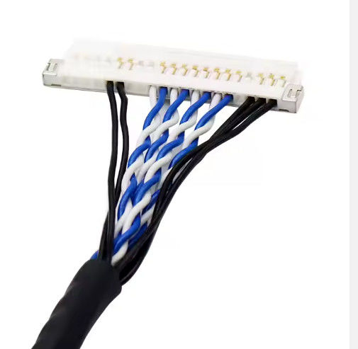 Fabricación de cables flexibles con arneses LVDS con clasificación UL VW-1 y corriente 1.0A-2.5A