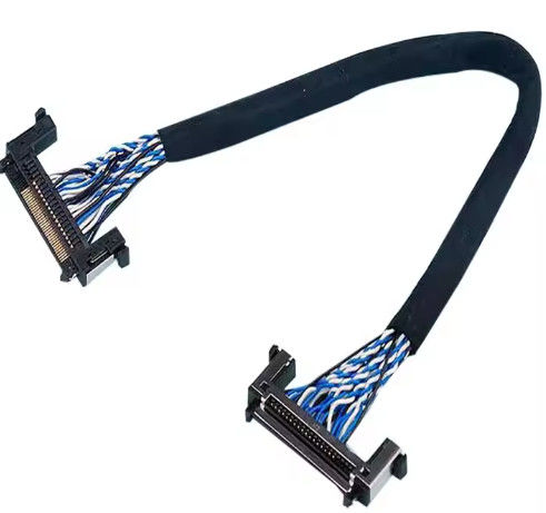 Fabricación de cables flexibles con arneses LVDS con clasificación UL VW-1 y corriente 1.0A-2.5A