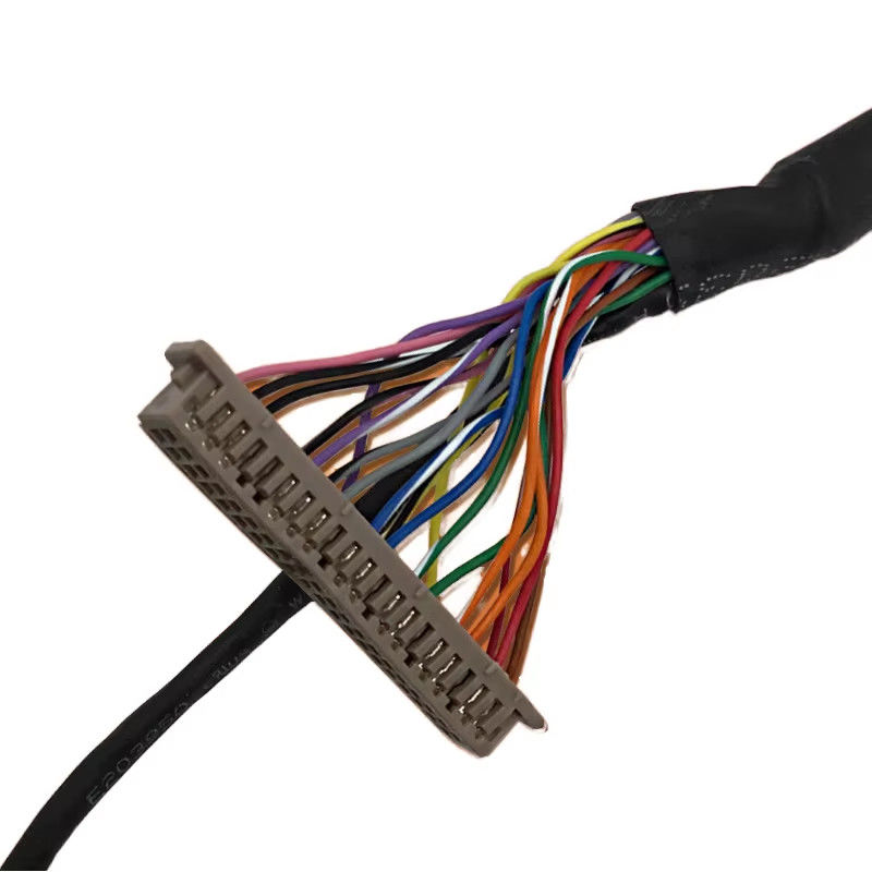 Ensamblaje de cable LVDS confiable con compatibilidad de pitcheo fino, ideal para pantallas, cámaras y dispositivos incrustados